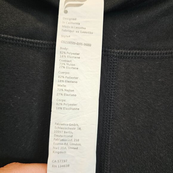 NWOT-Fabletics Cropped Legging - Picture 4 of 7